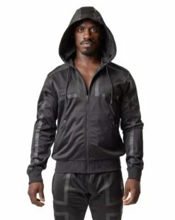 Crew Hooded Track Jacket