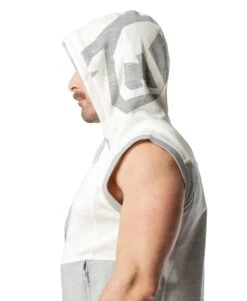 Dual Sleeveless Hoodie -Herren Mode Waesche 62f072c326cbc9cf2e300428bf70f95b1739560125895