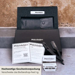 Rasiermesser 'Blackbeard' -Herren Mode Waesche 7Verpackung schwarzesEtui 397f3529 8499 41ee a014 1e54d4582ff8