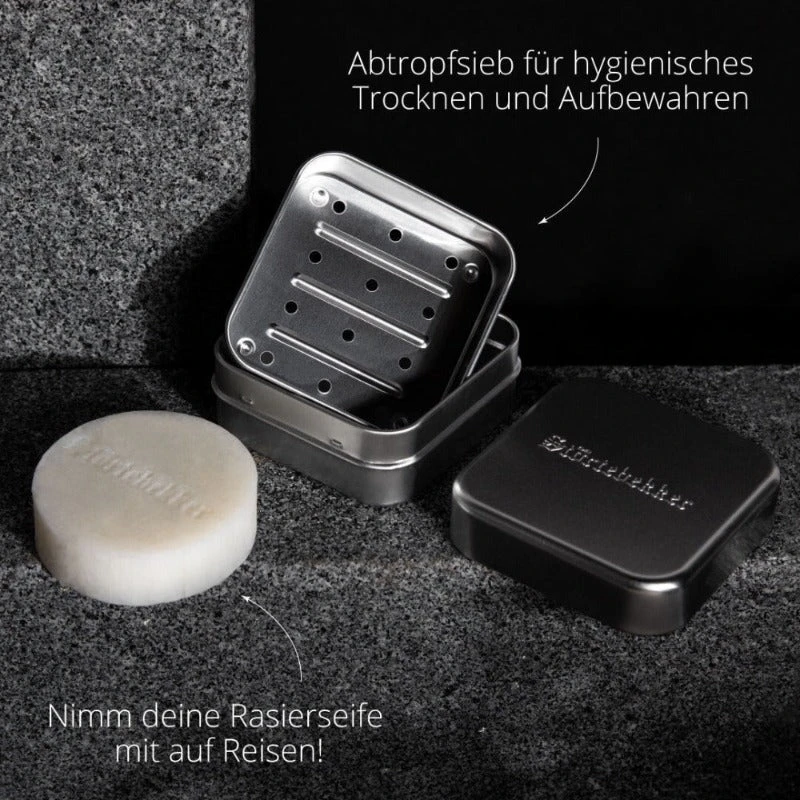 Rasierseife & Seifendose Set 5 Rasierseife & Seifendose Set – Bild 5