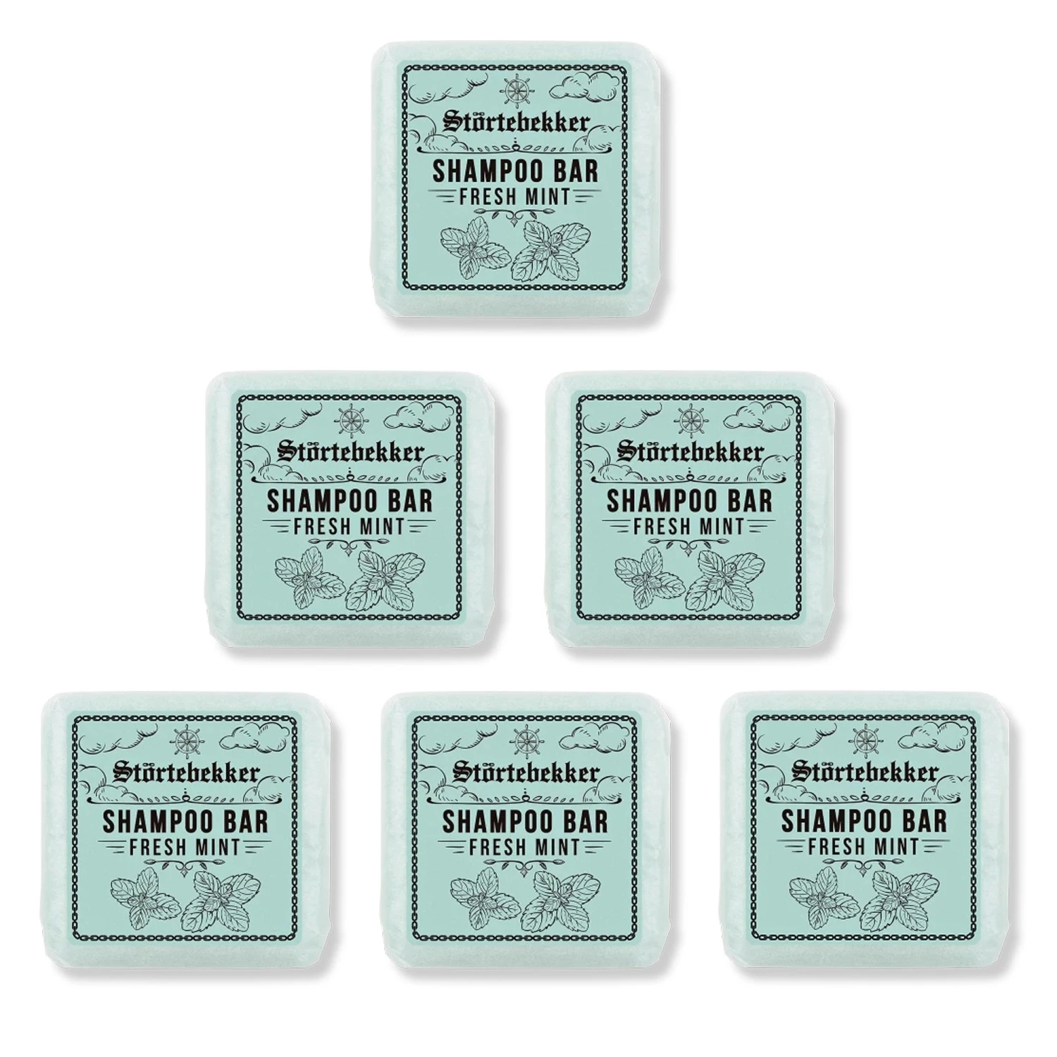 Festes Shampoo Fresh Mint - 100g 7 Festes Shampoo Fresh Mint - 100g – Bild 7