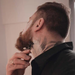 All-in-one Set Rasur & Bart - Rasierhobel 'Hamburg' Schwarz -Herren Mode Waesche RH Schwarz