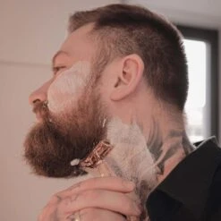 Rasierhobel 'Hamburg' Rosé - Gold -Herren Mode Waesche Rasierhobel8 compressed