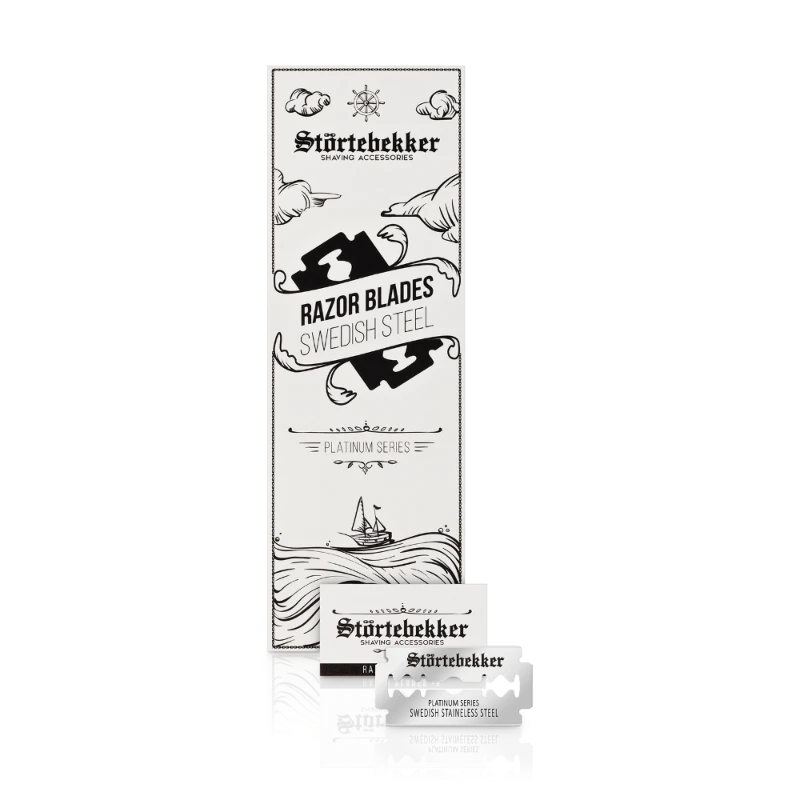 Anti Hautirritationen Set - Rasierhobel 'Hamburg' Silber 4 Anti Hautirritationen Set - Rasierhobel 'Hamburg' Silber – Bild 4