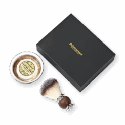 Glattrasur Bundle -Herren Mode Waesche Rasierpinsel box 1