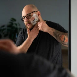 Premium Rasierhobel 'Solingen' - Walnuss -Herren Mode Waesche Rasurbildholz