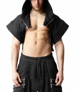 GM XXX NP Crop Hoodie -Herren Mode Waesche SS24CatalogShoot 115839 1