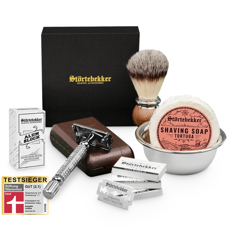 Rasierset - Rasierhobel 'Hamburg' Silber 19 Rasierset - Rasierhobel 'Hamburg' Silber – Bild 19