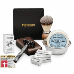 Rasierset - Rasierhobel 'Hamburg' Schwarz -Herren Mode Waesche STOERTE 0129 c Crusoe variant Kopie