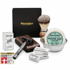 Rasierset - Rasierhobel 'Hamburg' Schwarz -Herren Mode Waesche STOERTE 0129 c Mint variant 1 Kopie