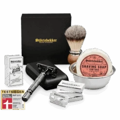Rasierset - Rasierhobel 'Hamburg' Schwarz -Herren Mode Waesche STOERTE 0129 d Tortug variant 1 Kopie