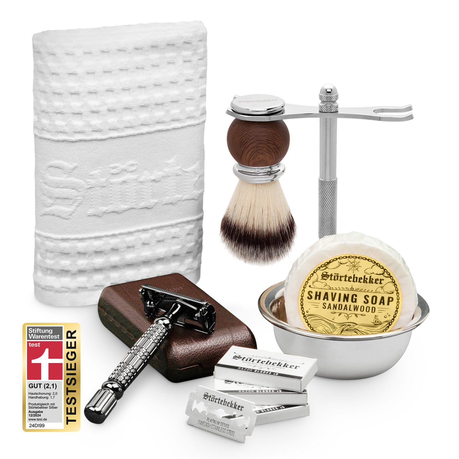 Genießer Set - Rasierhobel 'Hamburg' Schwarz 8 Genießer Set - Rasierhobel 'Hamburg' Schwarz – Bild 8