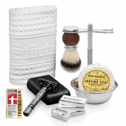 Genießer Set - Rasierhobel 'Hamburg' Schwarz