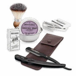 Rasierset - Rasiermesser 'Blackbeard' -Herren Mode Waesche STOERTE 0210 c Lavender. variant