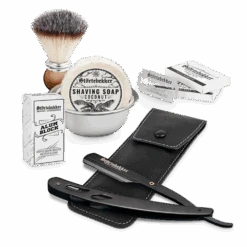 Rasierset - Rasiermesser 'Blackbeard' -Herren Mode Waesche STOERTE 0210 d Kokos variant