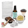 Rasurpflege Set Premium - Rasierhobel 'Hamburg' Rosé - Gold