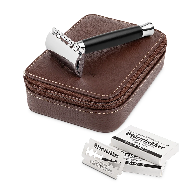 Rasierhobel 'Solingen' Schwarz - Set 1 Rasierhobel 'Solingen' Schwarz - Set