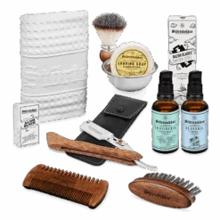 All-in-one Set Rasur & Bart - Rasiermesser 'Heartwood' -Herren Mode Waesche STOERTE 0215 b variant