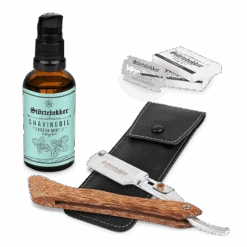 Konturen Set - Rasiermesser 'Heartwood' -Herren Mode Waesche STOERTE 0216 b variant