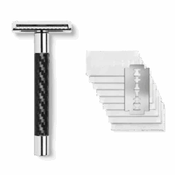 Premium Rasierhobel 'Solingen' - Carbon