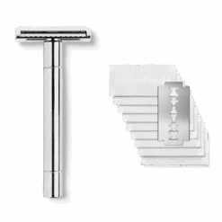 Premium Rasierhobel 'Solingen' - Edelstahl Poliert