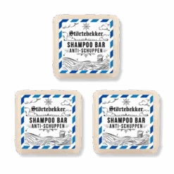 Festes Shampoo Anti-Schuppen - 100g 18 Festes Shampoo Anti-Schuppen - 100g -Herren Mode Waesche Schuppen 3er variant