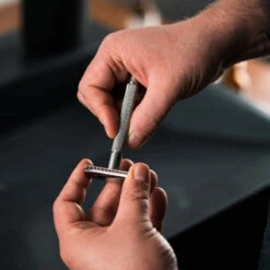 Premium Rasierhobel ‘Solingen‘ - Stahl -Herren Mode Waesche Silber 5f2c207b f7e9 4125 a7de f906d54659eb