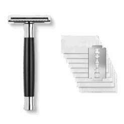 Premium Rasierhobel 'Solingen' - Schwarz