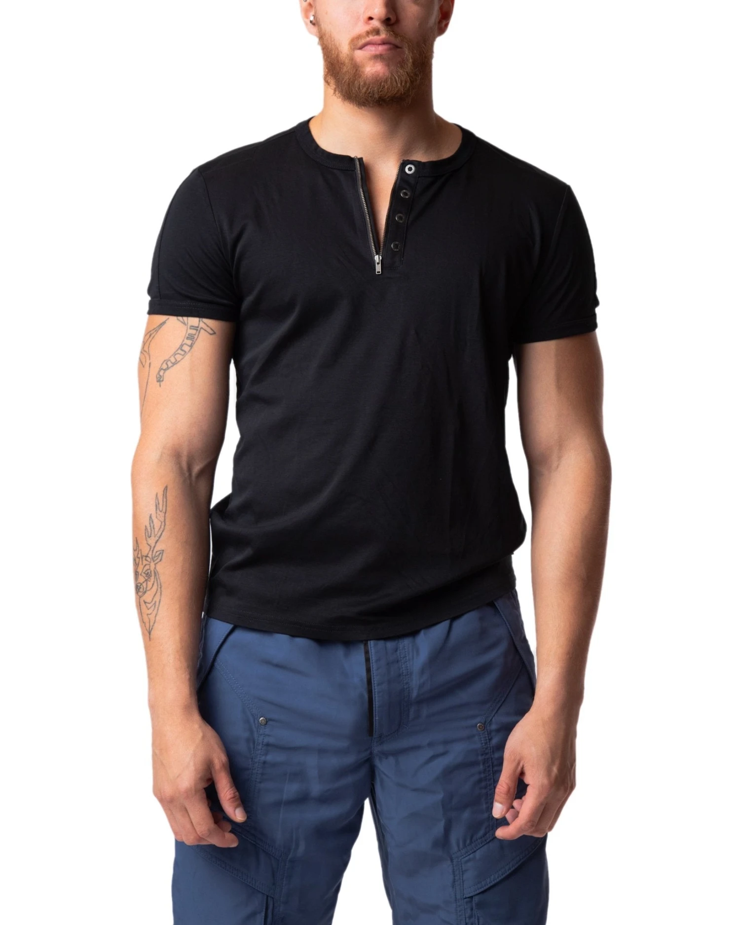 Axle Henley Shirt 2 Axle Henley Shirt – Bild 2
