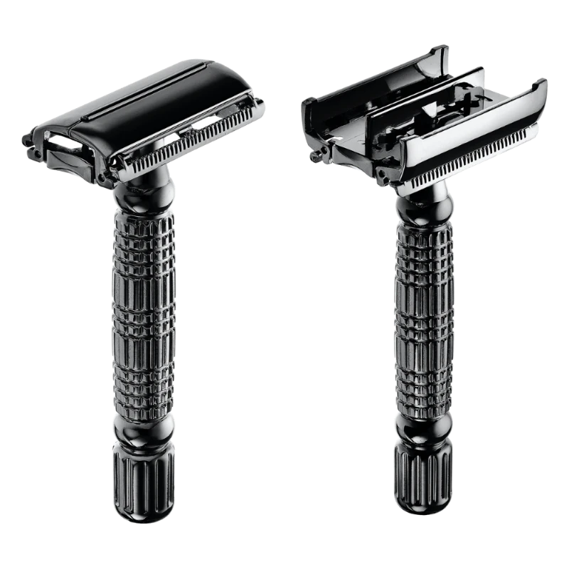 Shower & Shave Essential Set - Rasierhobel 'Hamburg' Schwarz 3 Shower & Shave Essential Set - Rasierhobel 'Hamburg' Schwarz – Bild 3