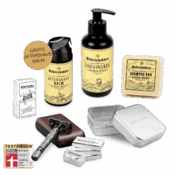 Shower & Shave Essential Set - Rasierhobel 'Hamburg' Schwarz 21 Shower & Shave Essential Set - Rasierhobel 'Hamburg' Schwarz -Herren Mode Waesche schwarz STOERTE 0198 a variant Kopie Kopie