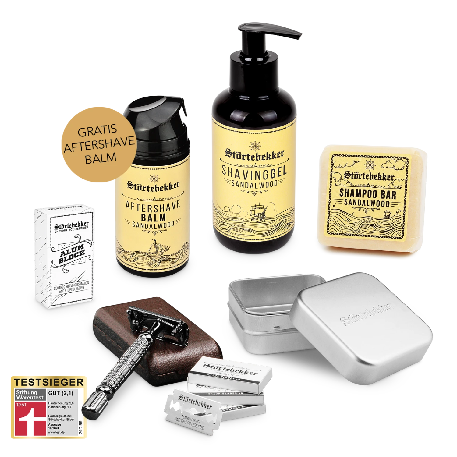 Shower & Shave Essential Set - Rasierhobel 'Hamburg' Schwarz 11 Shower & Shave Essential Set - Rasierhobel 'Hamburg' Schwarz – Bild 11