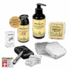 Shower & Shave Essential Set - Rasierhobel 'Hamburg' Schwarz