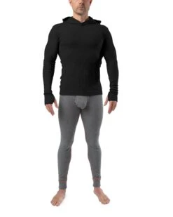 Union Hooded Long Sleeve -Herren Mode Waesche union hooded long sleeve 231137